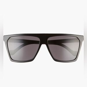 Loewe LW400601 Black 60mm Flattop Square Sunglasses Classic‎ Glam Designer